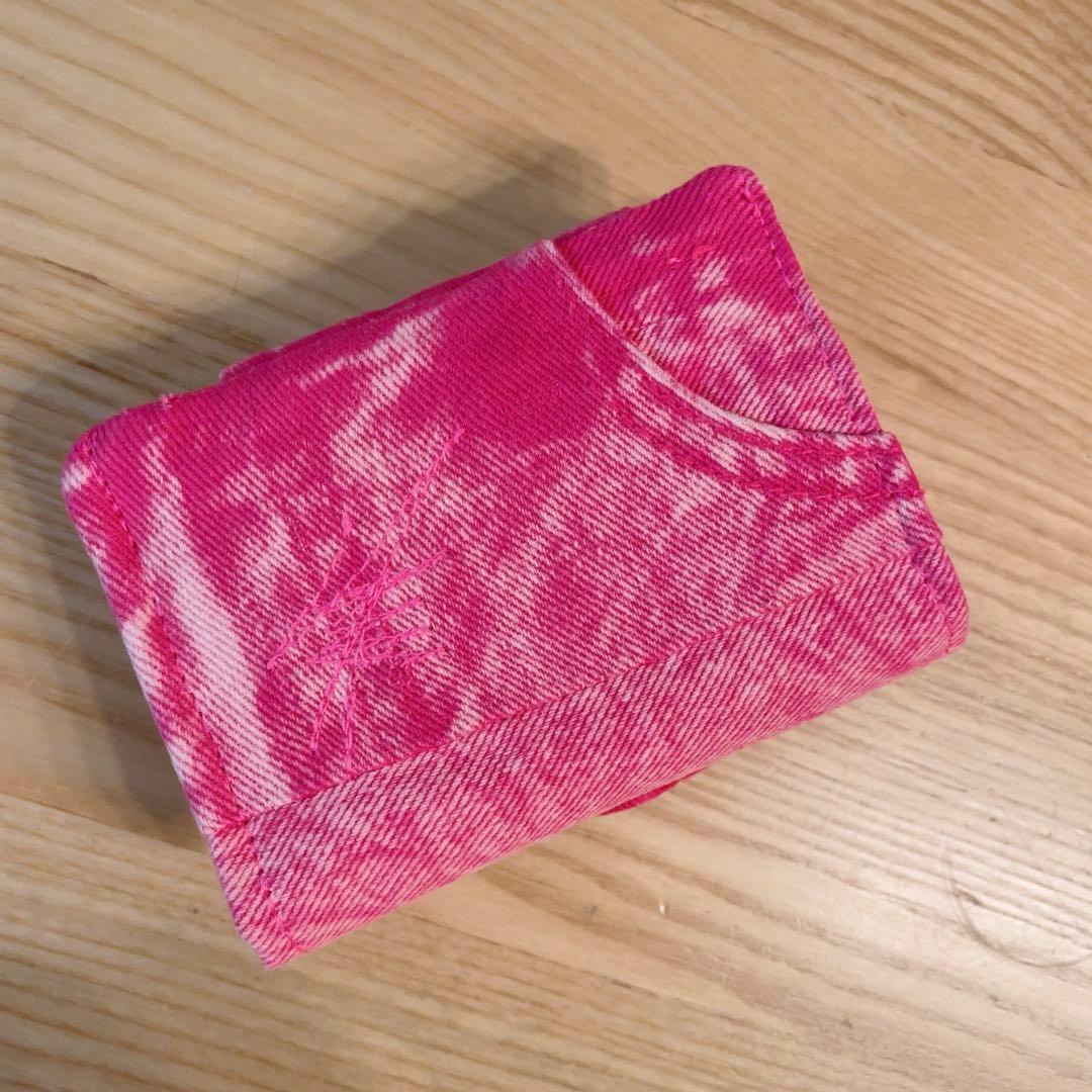 デニム リメイク ピンク セット