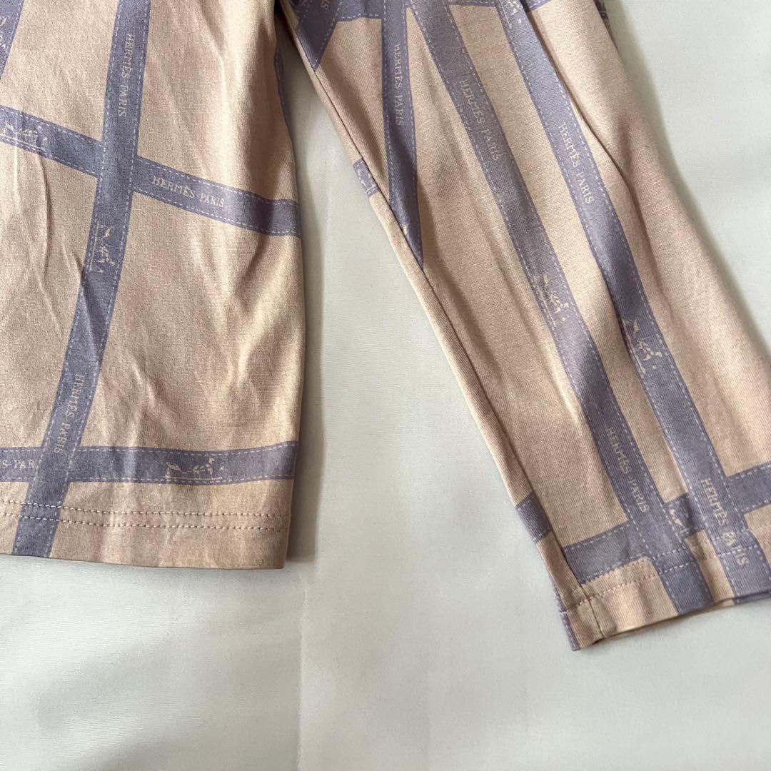 マルジェラ期エルメス　総柄トップス ハイネックカットソー