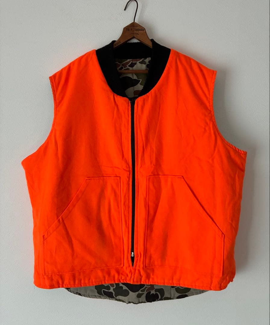 Walls ベスト　リバーシブルベスト　ダックハンターカモ　USA製　フルジップ