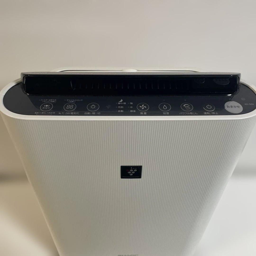 SHARP 空気清浄機 KC-G50-W 2019年製