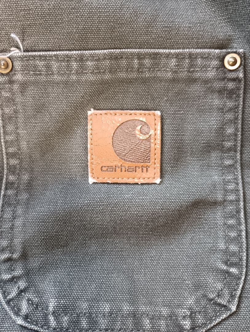 神フェード　90s USA製　carhartt ミシガンチョアコート　モス　XL