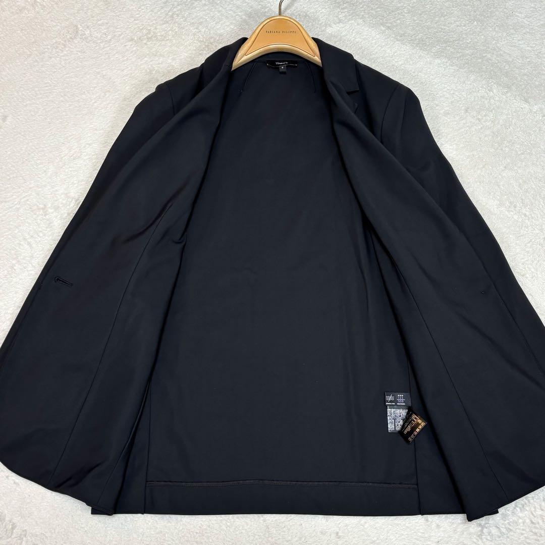 美品☆セオリー Precision Ponte テーラードジャケット 黒 洗える