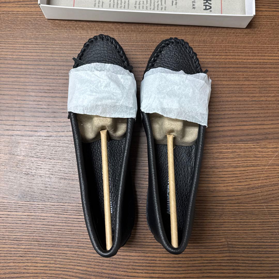 ミネトンカ] モカシン Deerskinレディース Black 25.0 cm