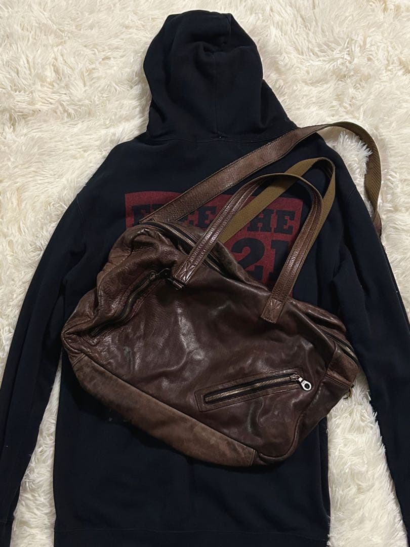 Y2K ZER ゼットイーアール00’s レザー2WAYバッグヴィンテージ 廃盤