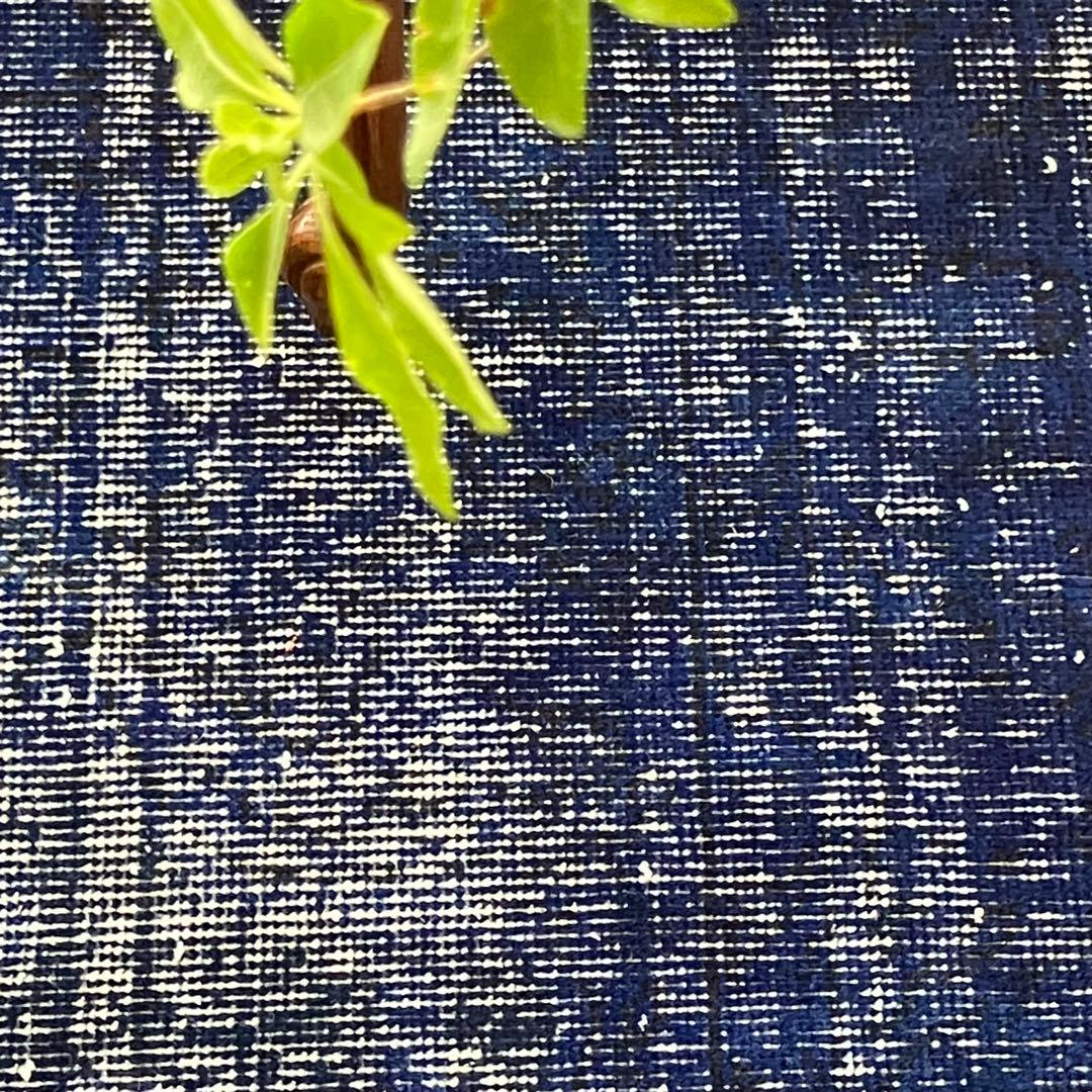 オーバーダイ109×205 デニム　グラデーションブルー　トルコヴィンテージラグ