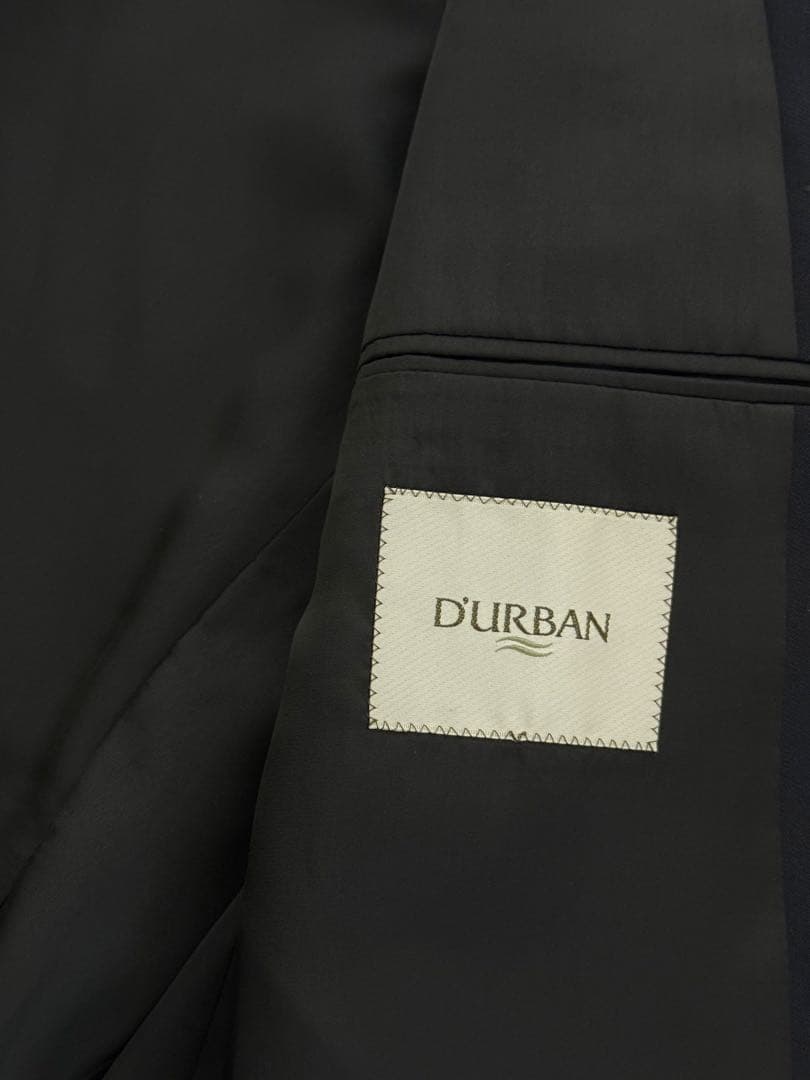 美品　ダーバン　スーツセットアップ　ネイビー　XL AB7 ウール100%