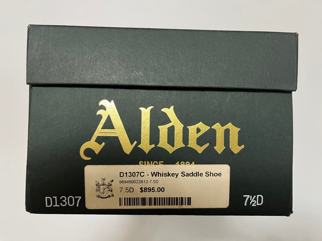 Alden × Leffot Whiskey Saddles D1307C