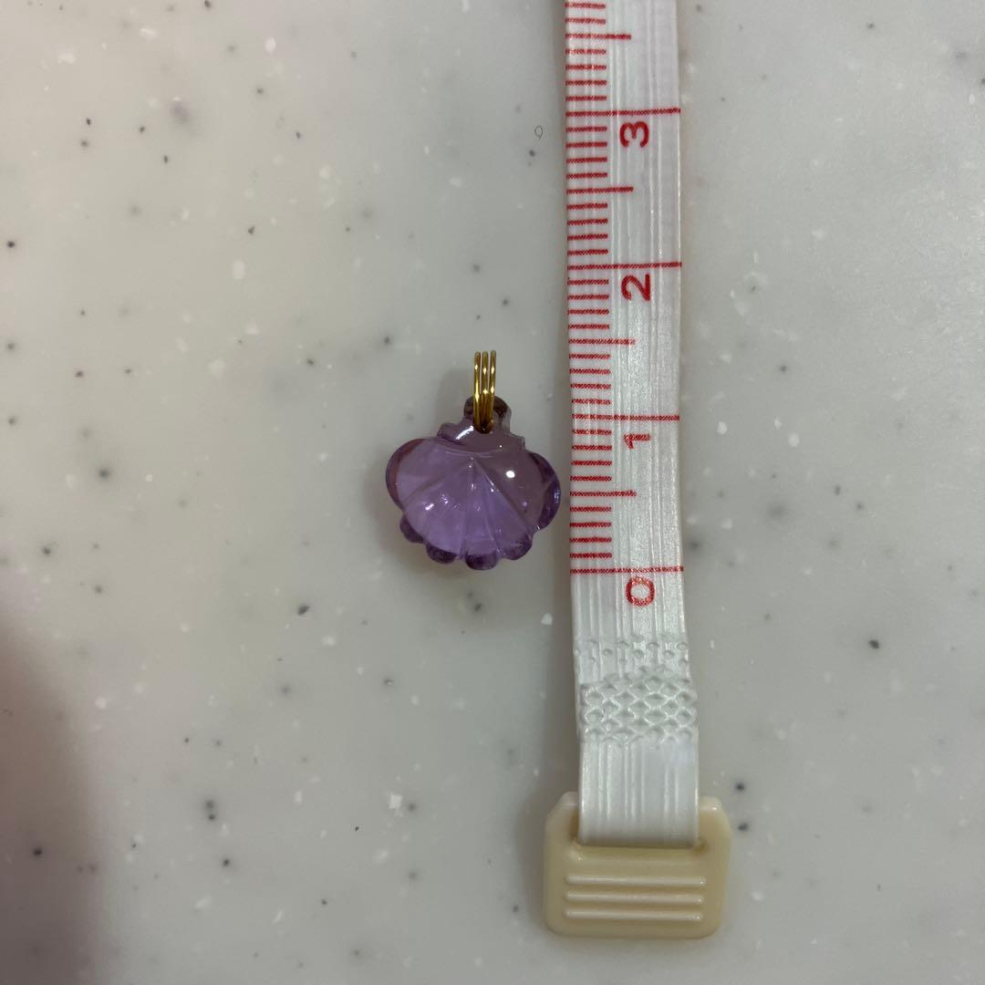 マリーエレーヌドゥタイヤック　シェルペンダント　アメジスト