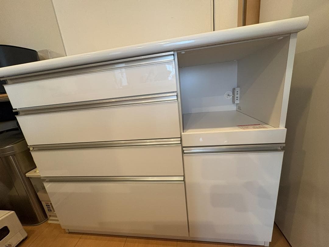 るい様限定　【大川家具】 キッチンカウンター 食器棚 完成品(日本製)