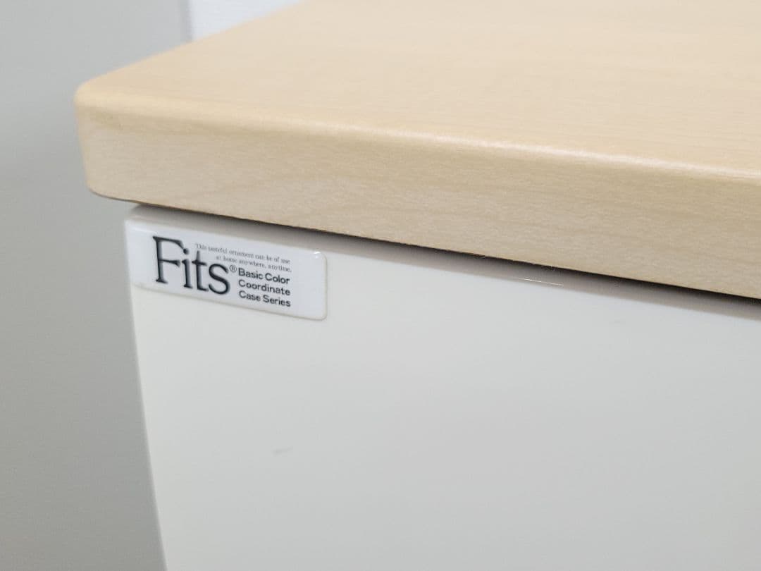 天馬 Fits フィッツ チェスト 5段 ホワイト × ナチュラルウッド天板