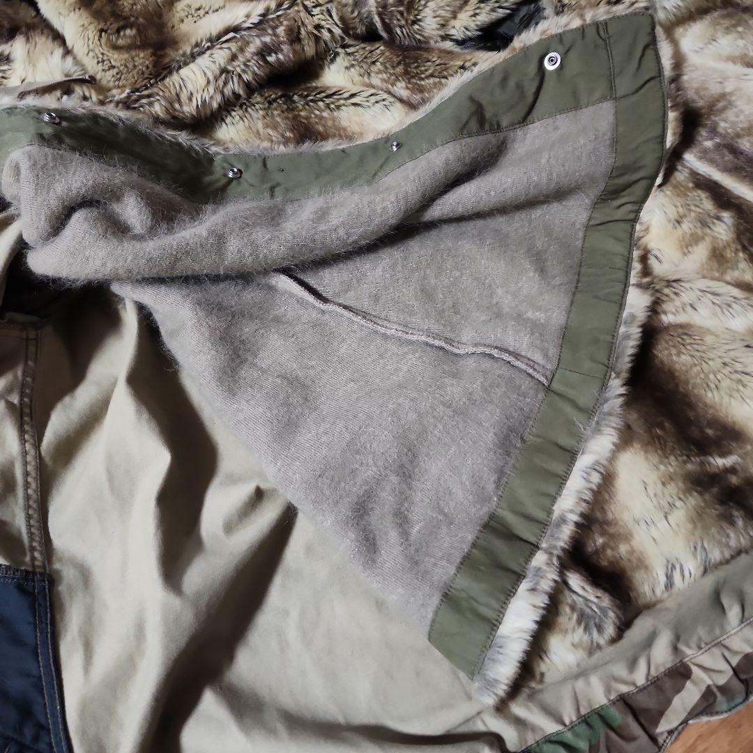 RNA カモフラ アウター ミリタリー　モッズコート　M