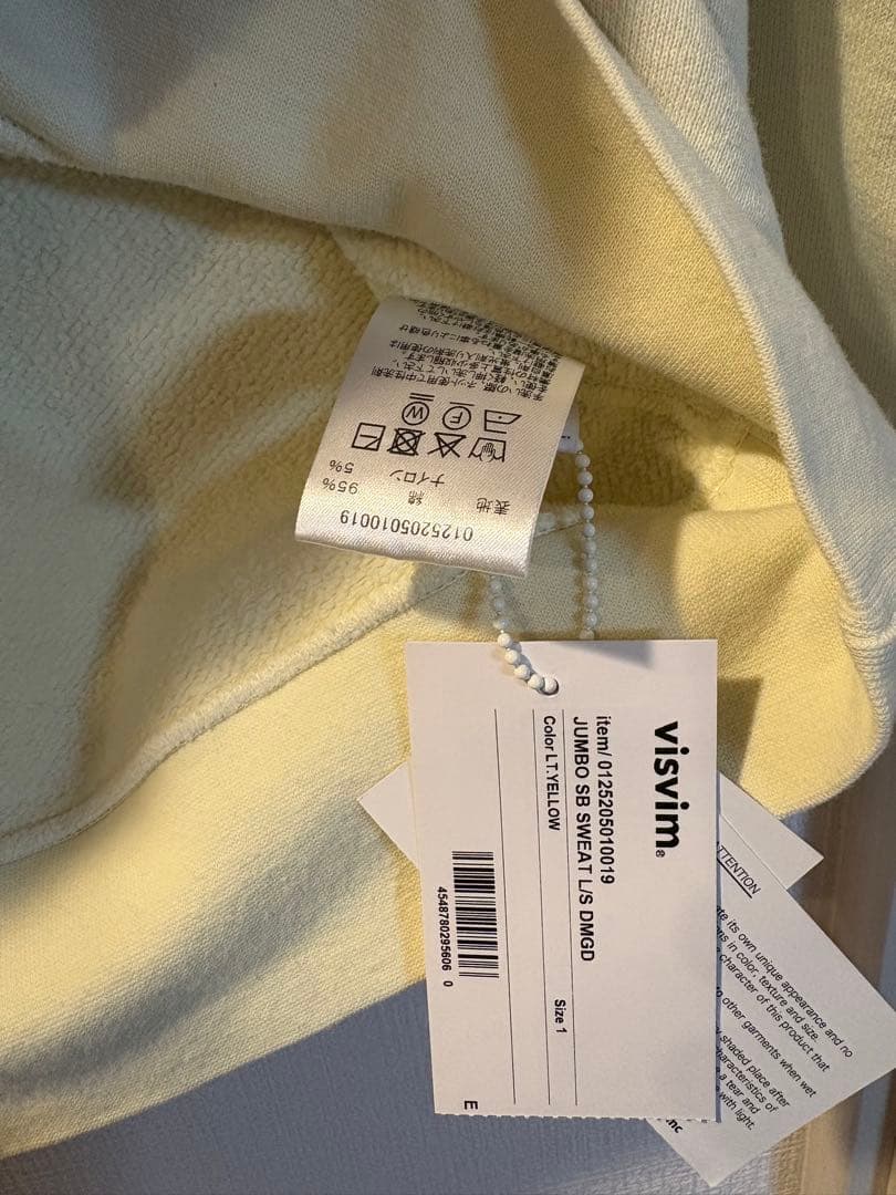 2025AW visvim JUMBO SB SWEAT L/S DMGD 新品