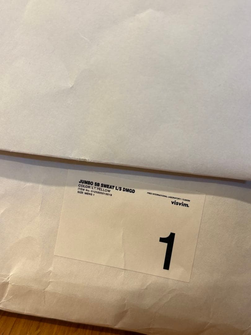 2025AW visvim JUMBO SB SWEAT L/S DMGD 新品