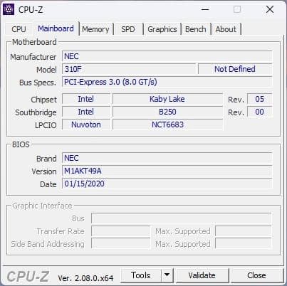 ★送料込★NEC Mate ミニPC Intel Core i5