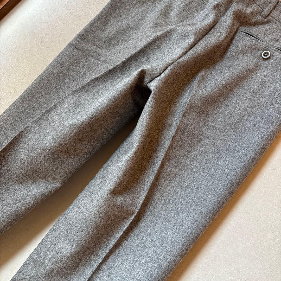 HERMESエルメス　上質なウール100% メンズ　スラックス　イタリア製