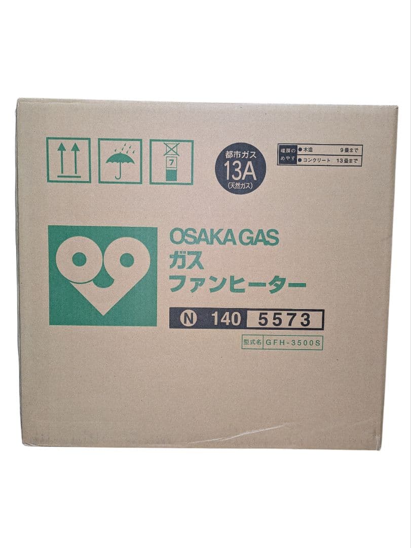 【新品未使用品】OSAKA GAS ガスファンヒーター 13A用（13畳対応）