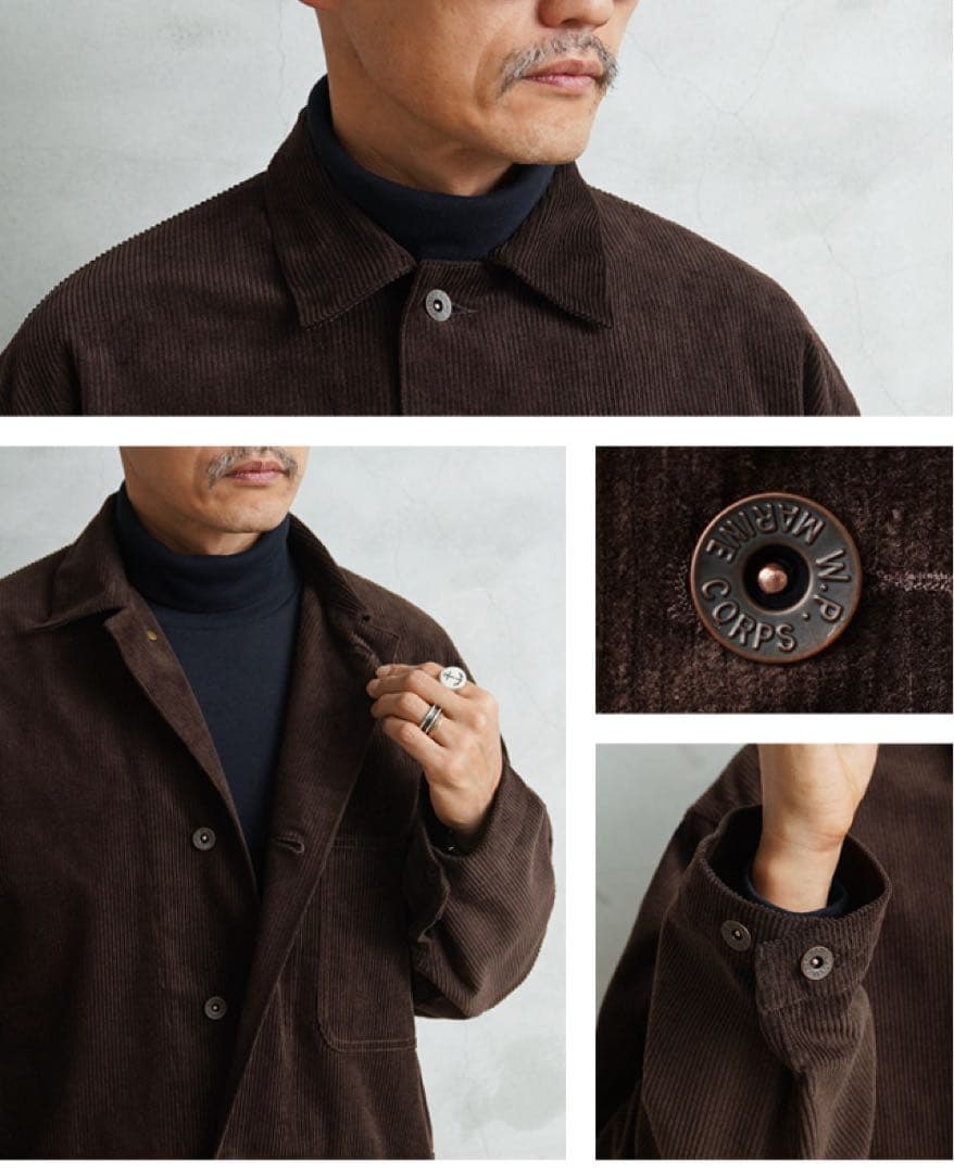 WAIPER.inc コーデュロイ ユーティリティジャケット【WP1152】