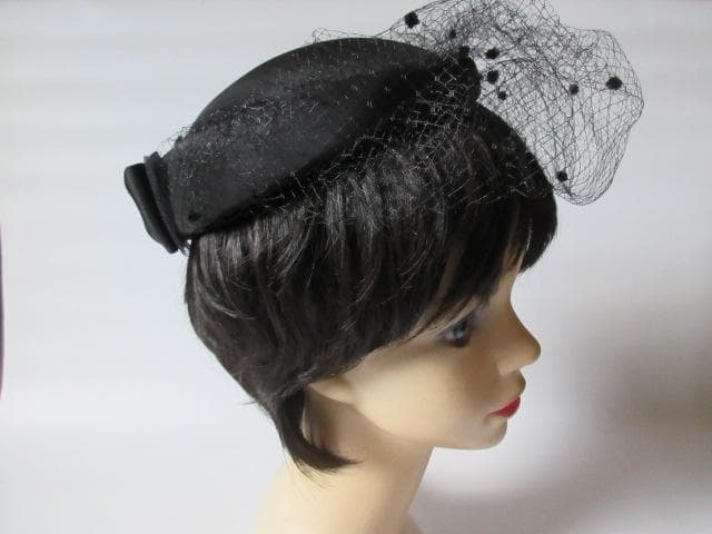 皇室御用達 maxim マキシン トーク帽 カクテルハット 未使用