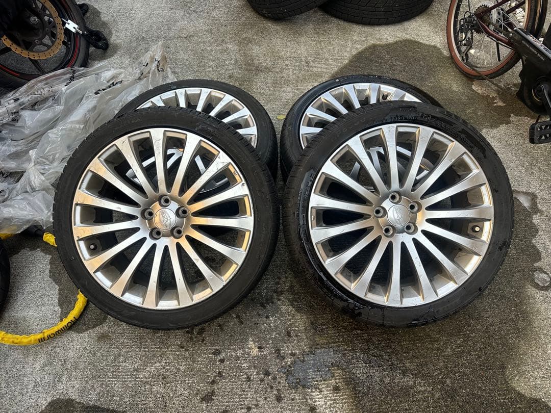 スバルレガシィBR使用バリ溝セット225/40R18PCD100