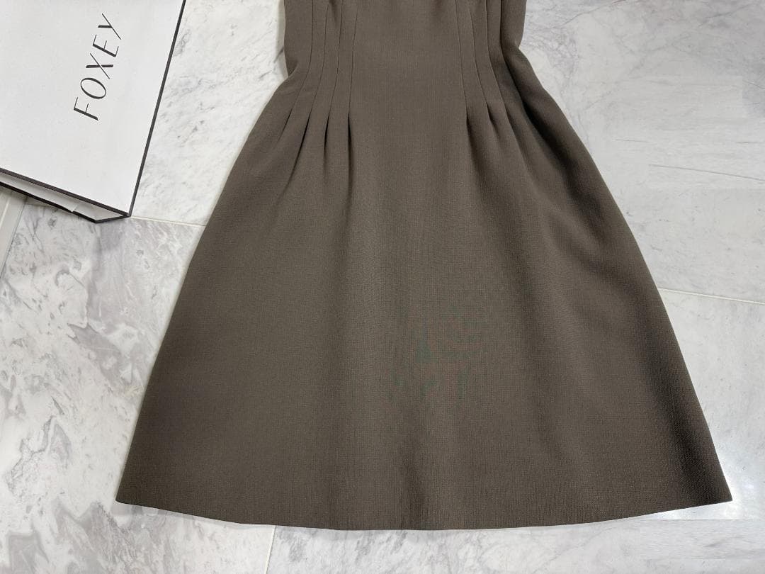 定価約12万★美品★FOXEYフォクシーマグノリア ウール美くびれシルエット38