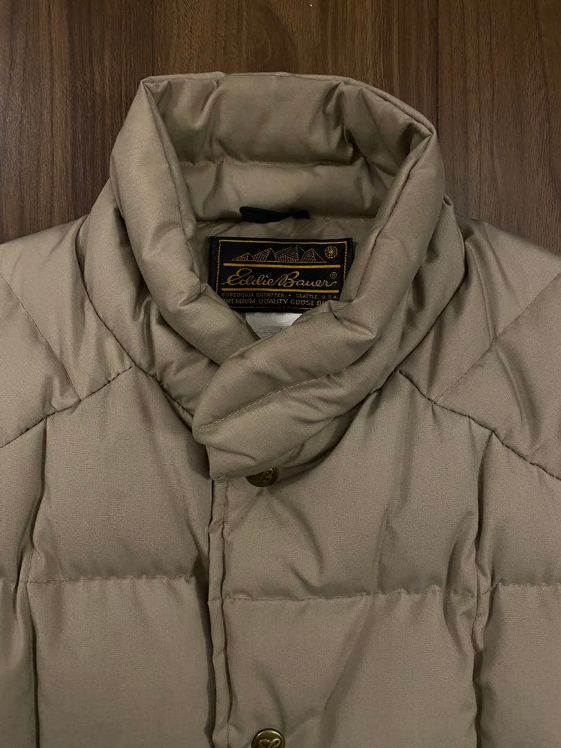 Eddie Bauer 80s 初期 カラコラム ダウンベスト M USA 美品