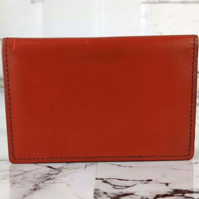 【未使用級】ココマイスター☆コードバン　カードケース　名刺入れ　レッド