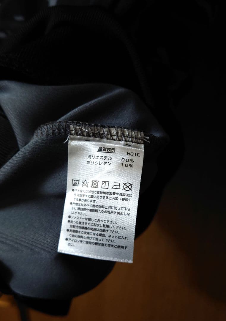 ヨネックス リンダンモデルジップパーカー 迷彩 黒グレー サイズO