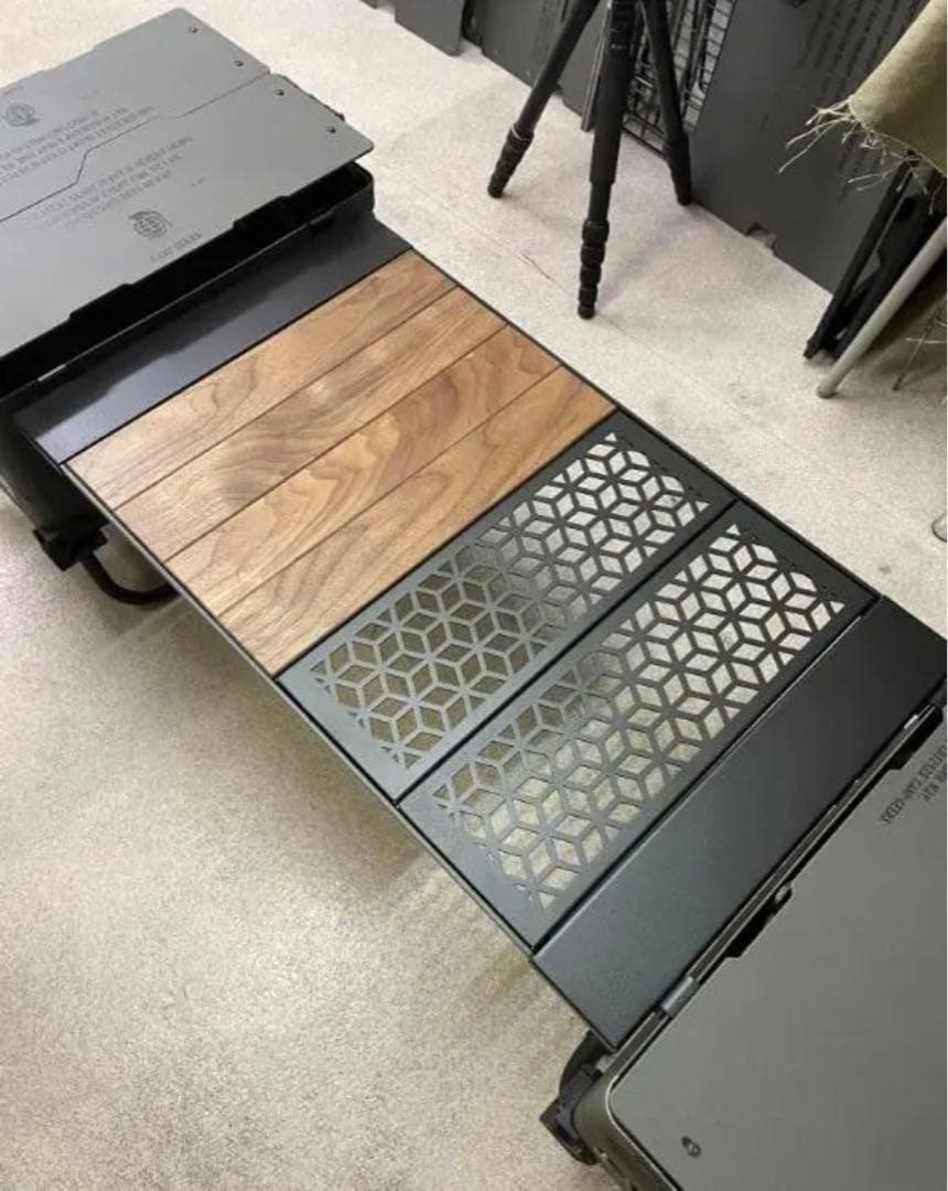 CAMP GEEKS Bridge-top ウォールナット×レーザー天板