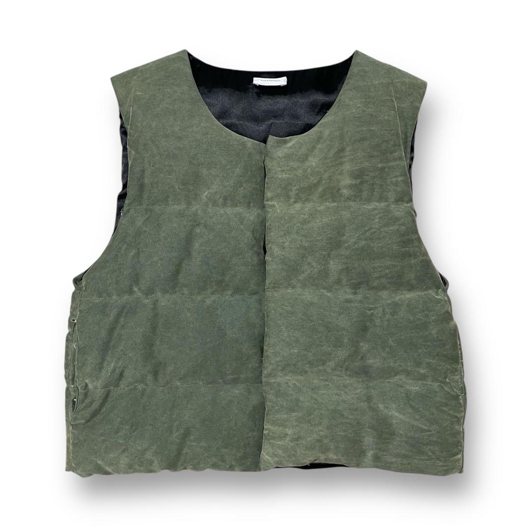 ジャケット・アウター ASKYURSELF MILITARY CANVAS PUFFER VEST M