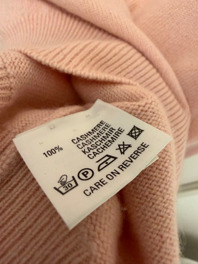 90s エルメス カシミヤ 2PLY ニット バランタイン製 スコットランド M