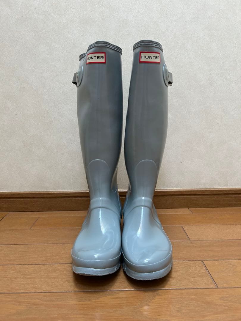 HUNTER ブルー 長靴 箱付き