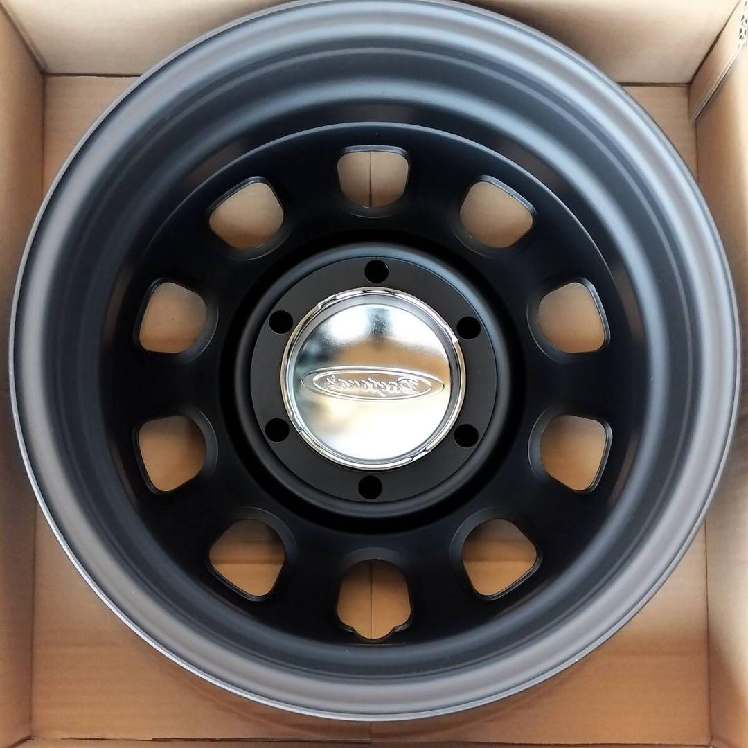 ハイエース200に！未使用デイトナ15インチ マットブラックホイール 4個セット