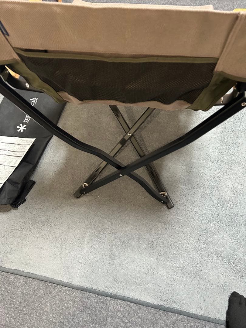 スノーピーク ローチェアショート グレー  peak LV-093GY