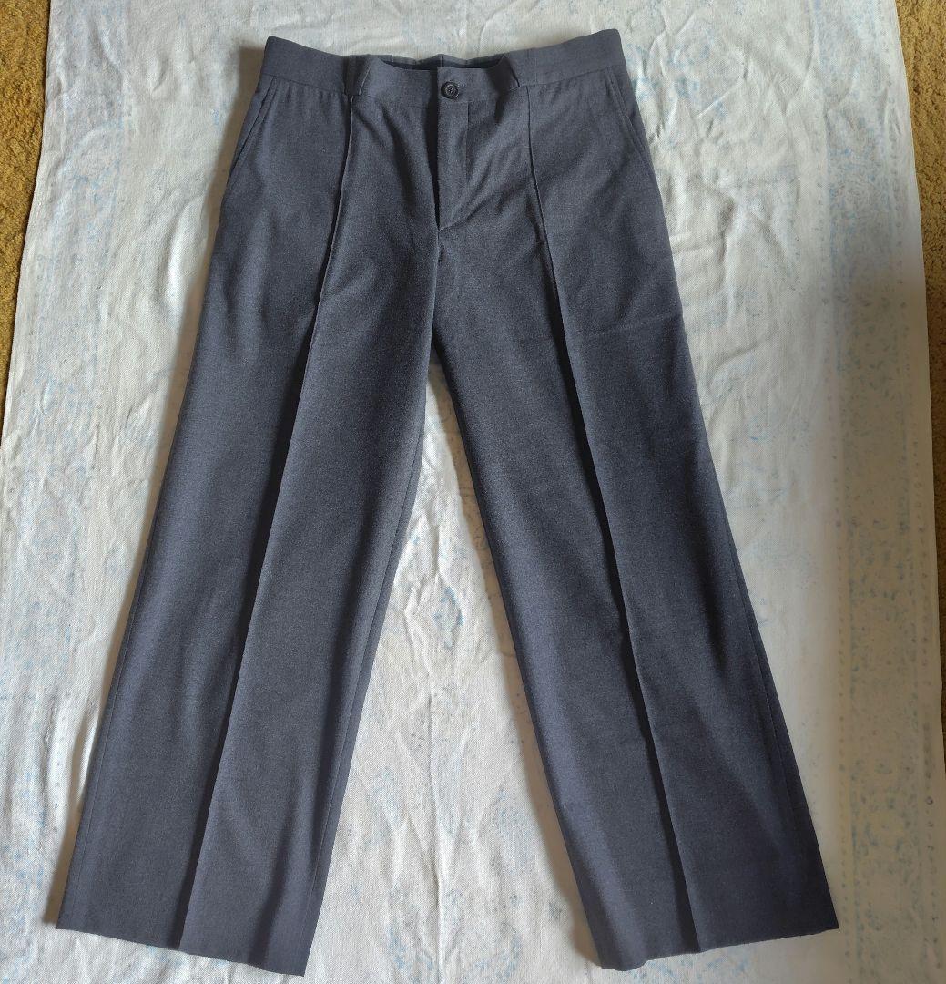 値下げ 12日迄☆GIORGIO ARMANI ワイドスラックス グレー 50