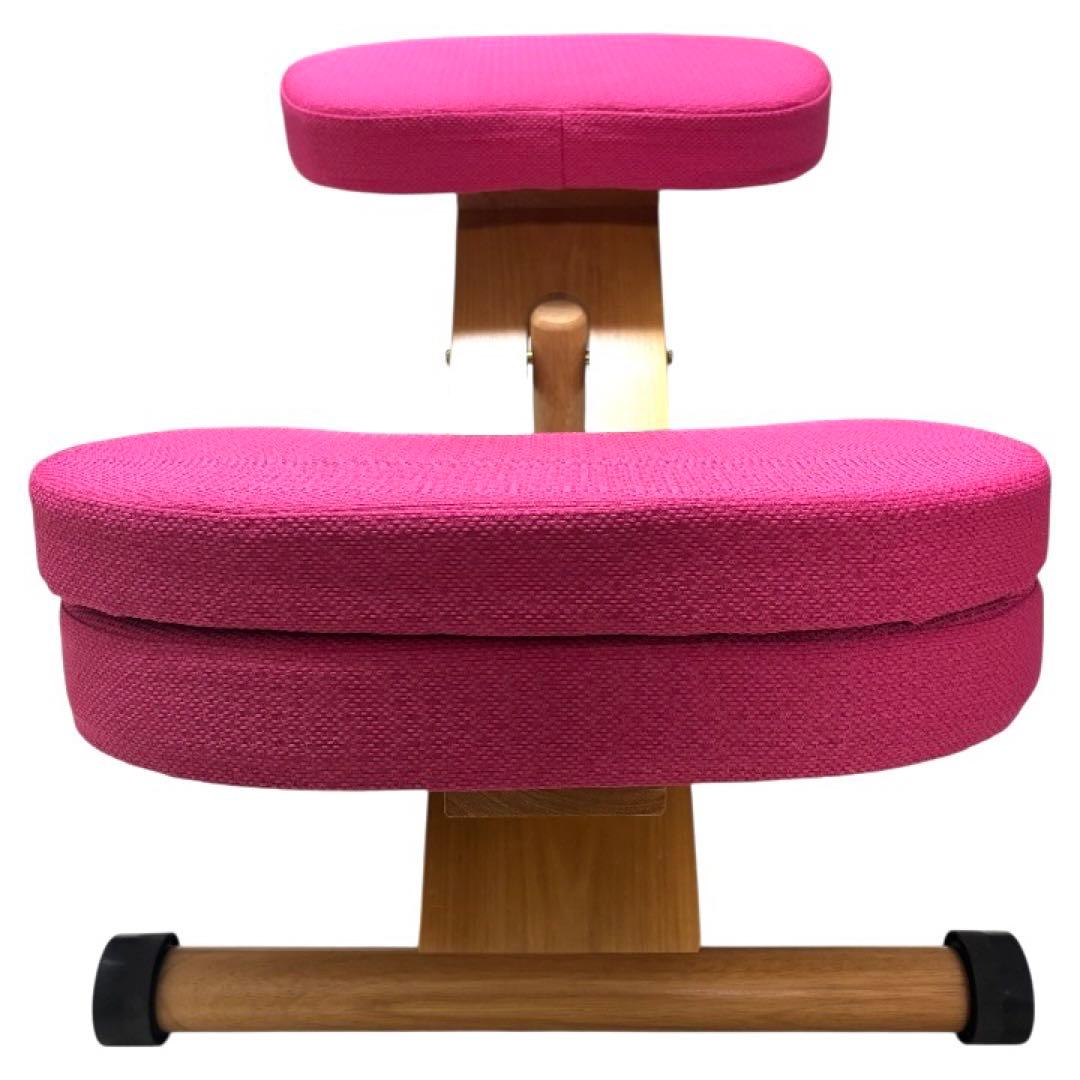 極美品 宮武製作所 バランスチェア プロポーションチェア ピンク 姿勢矯正 学習