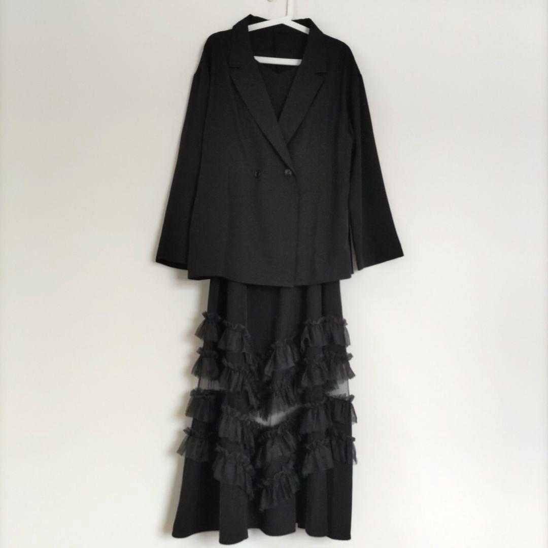 et.UNiVER Transparent hem setup ドレス 結婚式