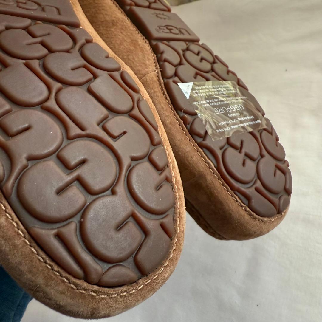 新品 未使用 UGG ブラウン モカシン 24cm