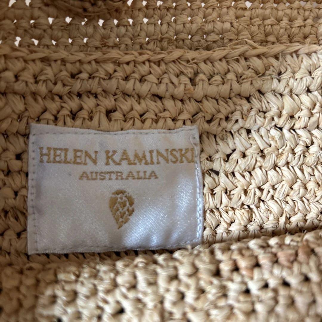 美品　ヘレンカミンスキー　ラフィアトートバッグ