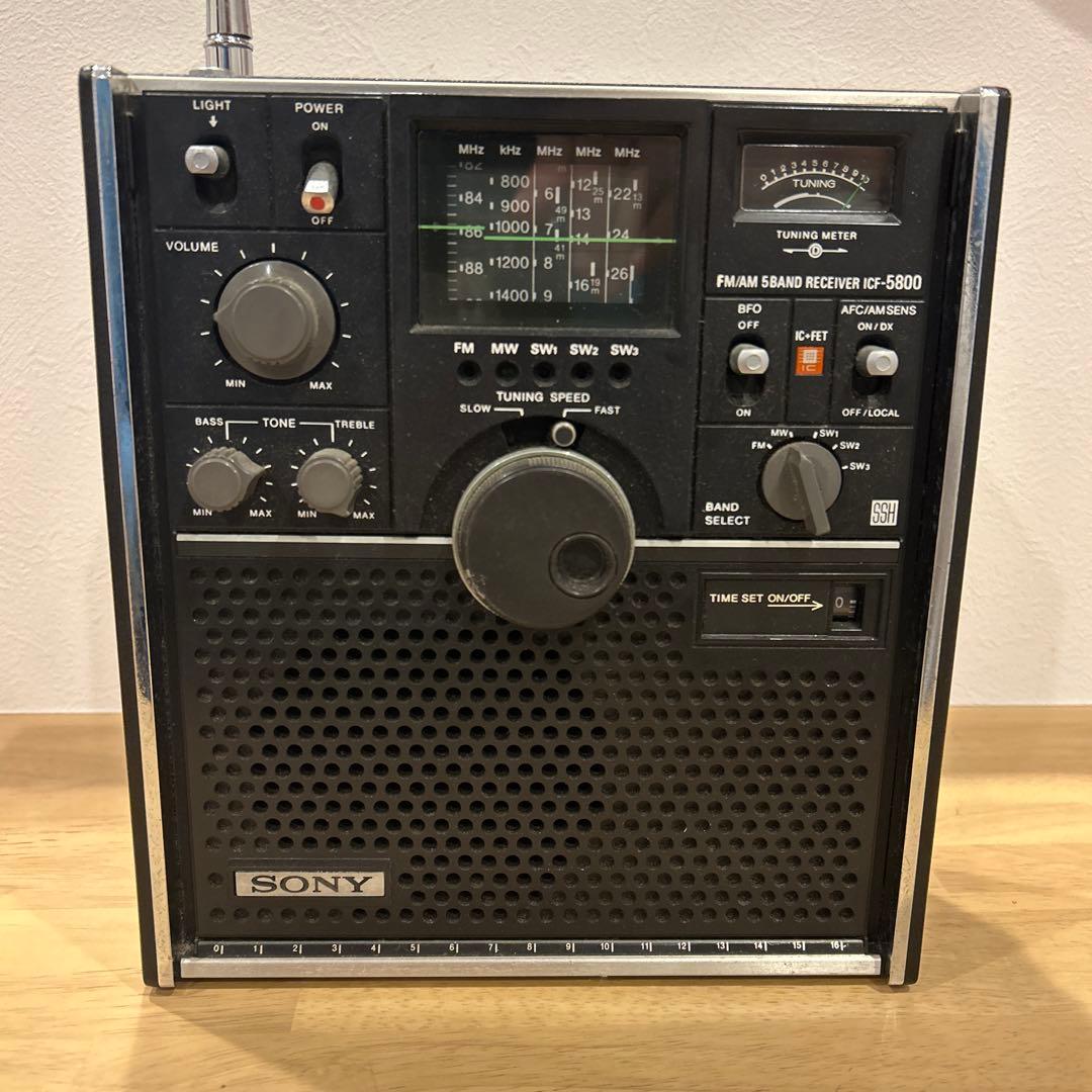 SONY ラジオ　ICF 5800