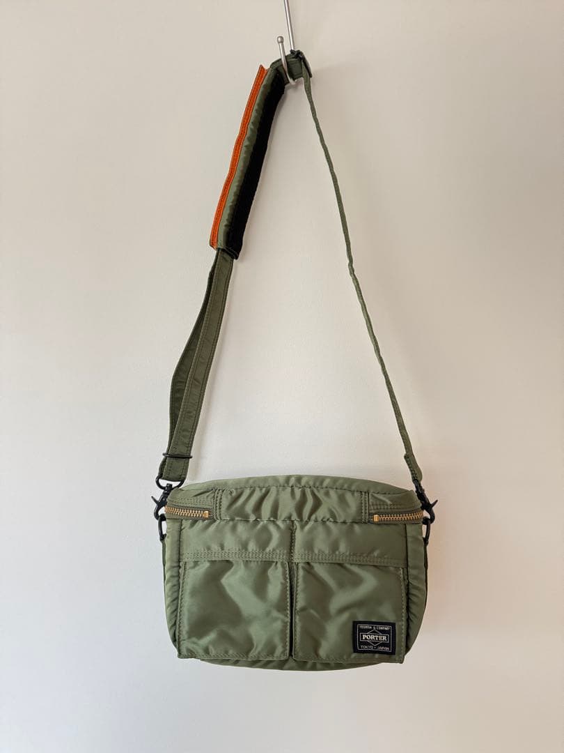 【激レア】超美品 廃盤 ポーター タンカー カメラバッグ S セージグリーン