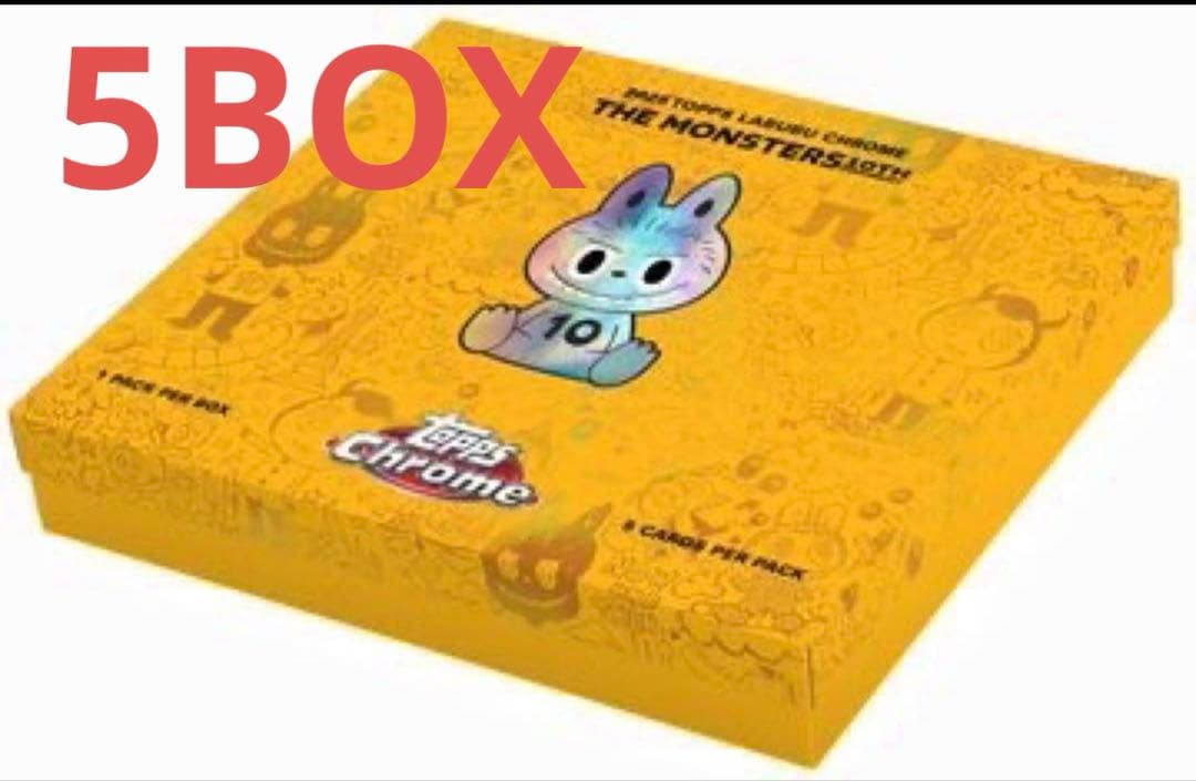 その他 2025 Topps Chrome Labubu 5Box