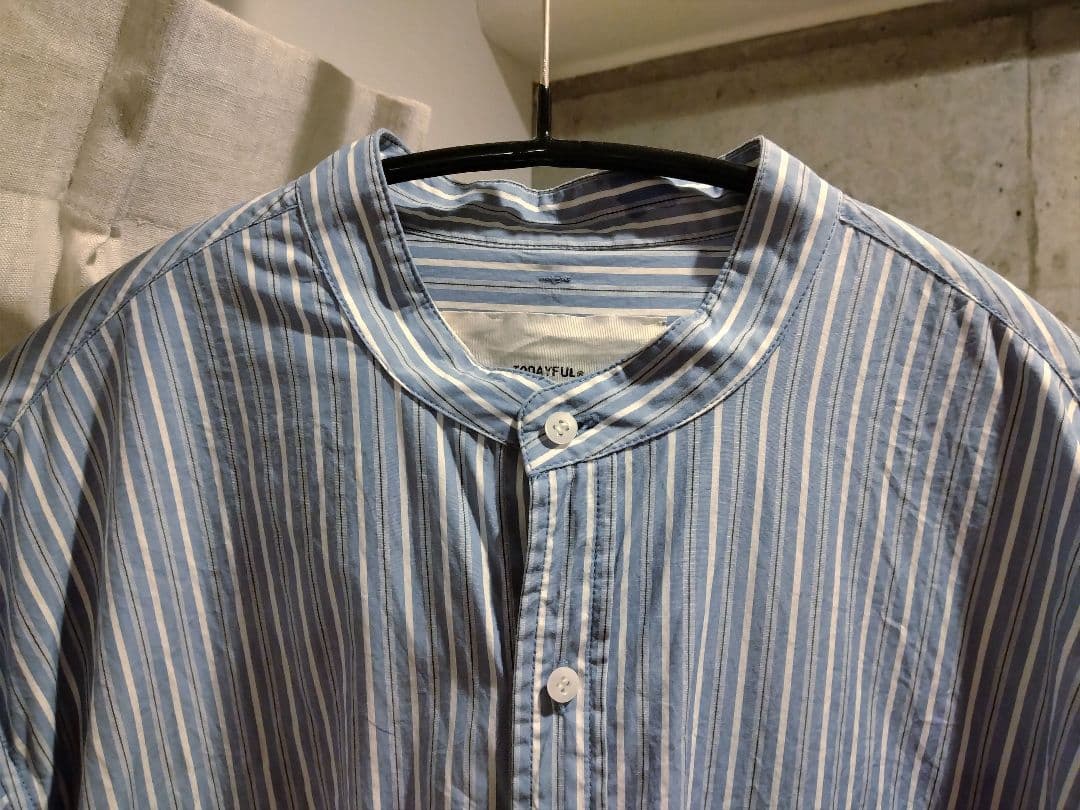 TODAYFUL Stripe Over Shirts ストライプオーバーシャツ