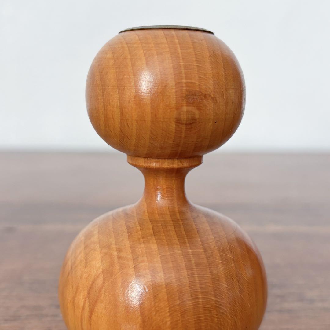 けれたろさまおまとめ同梱【東ドイツ 木製のキャンドルスタンド2つ】ヴィンテージ