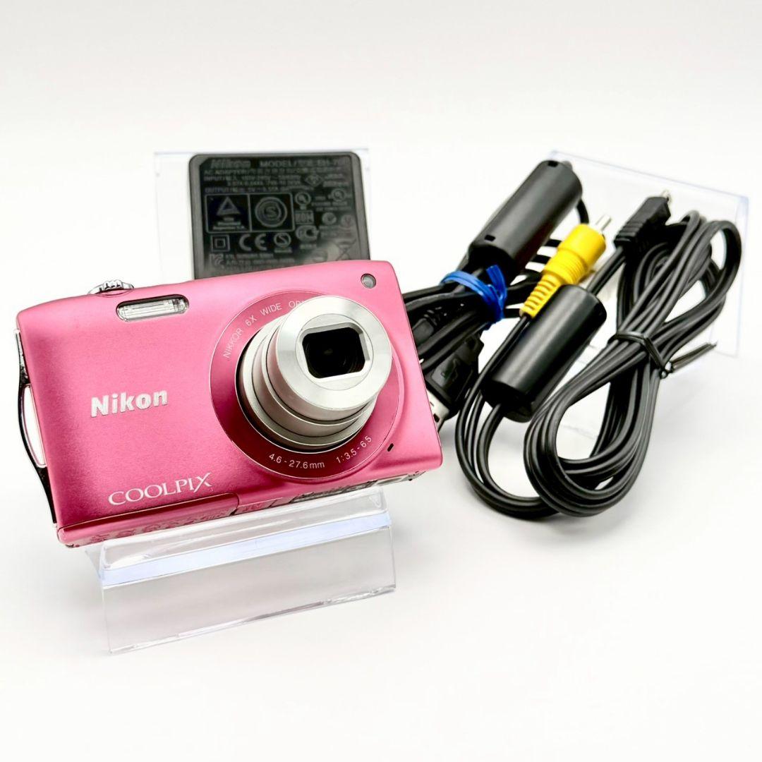 【動作OK】Nikon COOLPIX S3300 付属品あり 2615-11