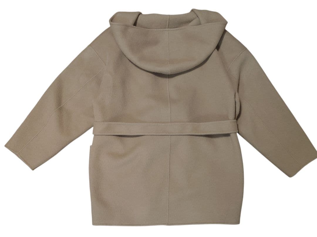 uncrave アンチマイクロバイアル リバーフーデットショートコート 茶色 M