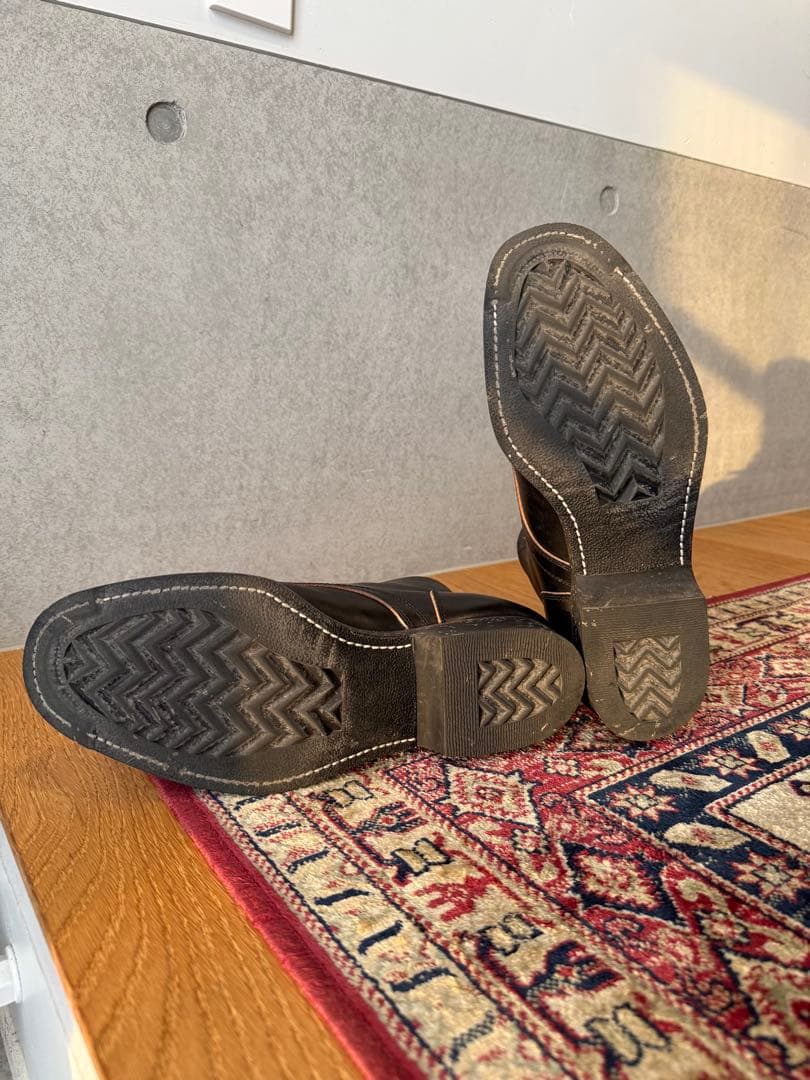 カスタムブーツ CLINCH Yeager boots同楦 マヤレザー 茶芯