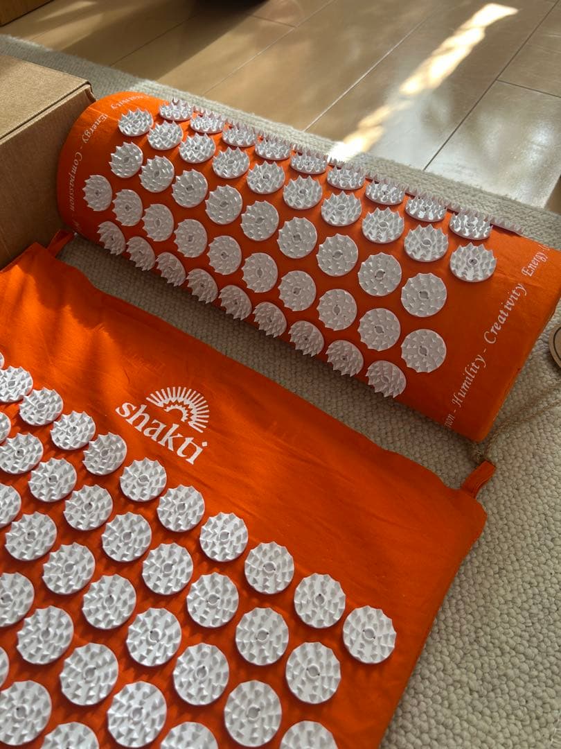 【正規品】shakti リラクゼーショングッズ マットとローラーセット