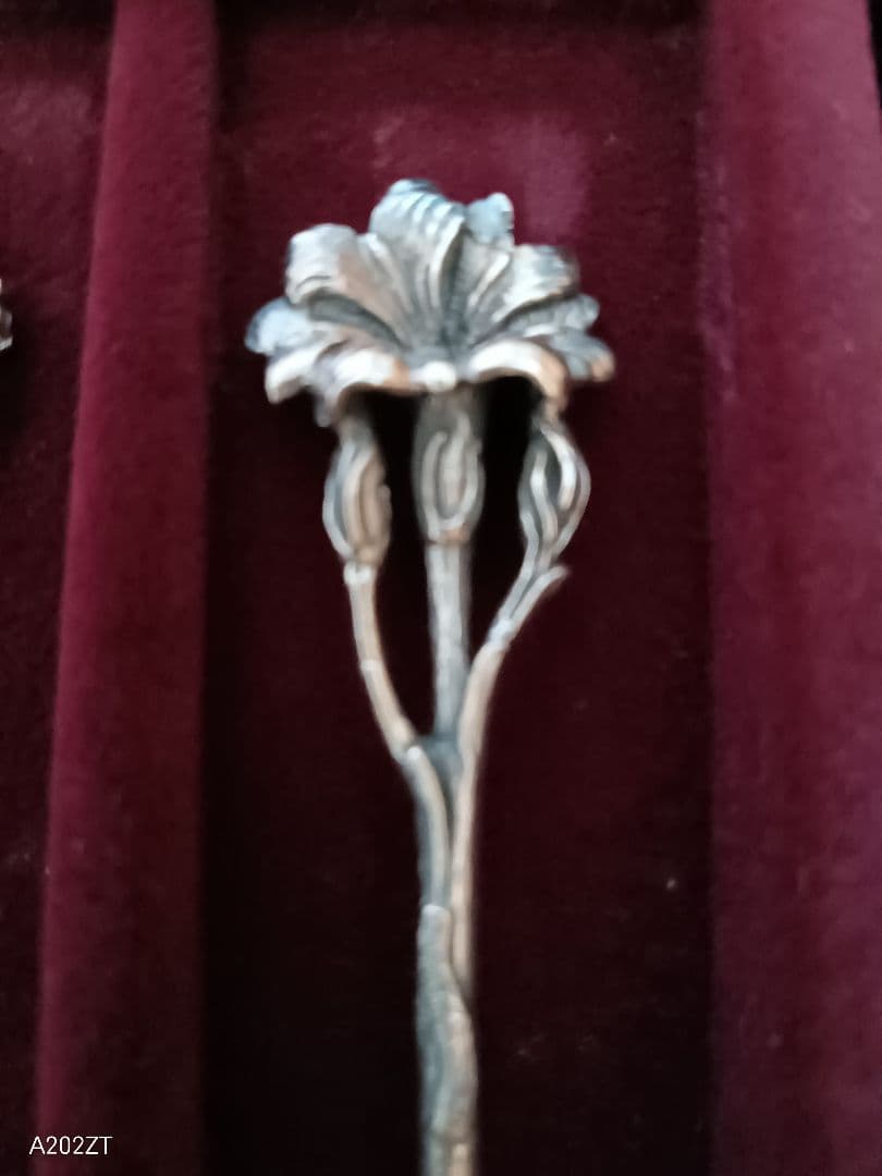 クリストフ ウィドマン 925 銀製 スプーンセット 6種のお花 立体