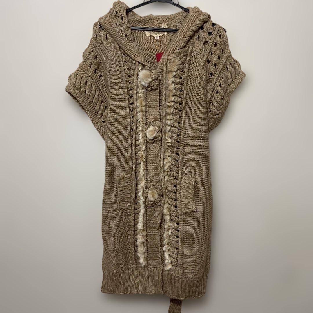 タグ付き　インポートロッサ フード付きポンチョ サイズ44