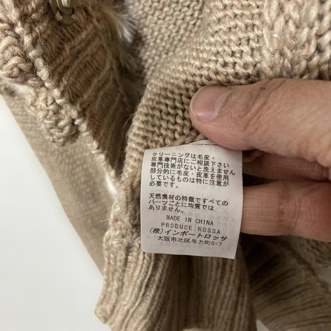 タグ付き　インポートロッサ フード付きポンチョ サイズ44